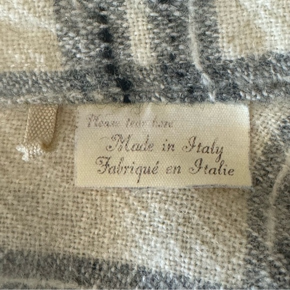 Rare LEVI'S Vintage Clothing Longhorn Shirt 100% Wool Made In Italy Plaid Small - Picture 6 of 16